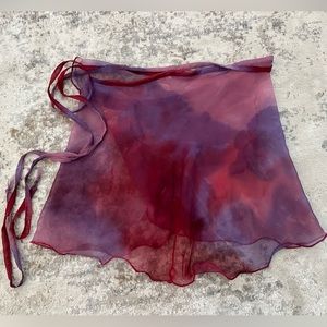 Center Stage Movie Vintage 90’s Watercolor Ballet Dance Wrap Skirt